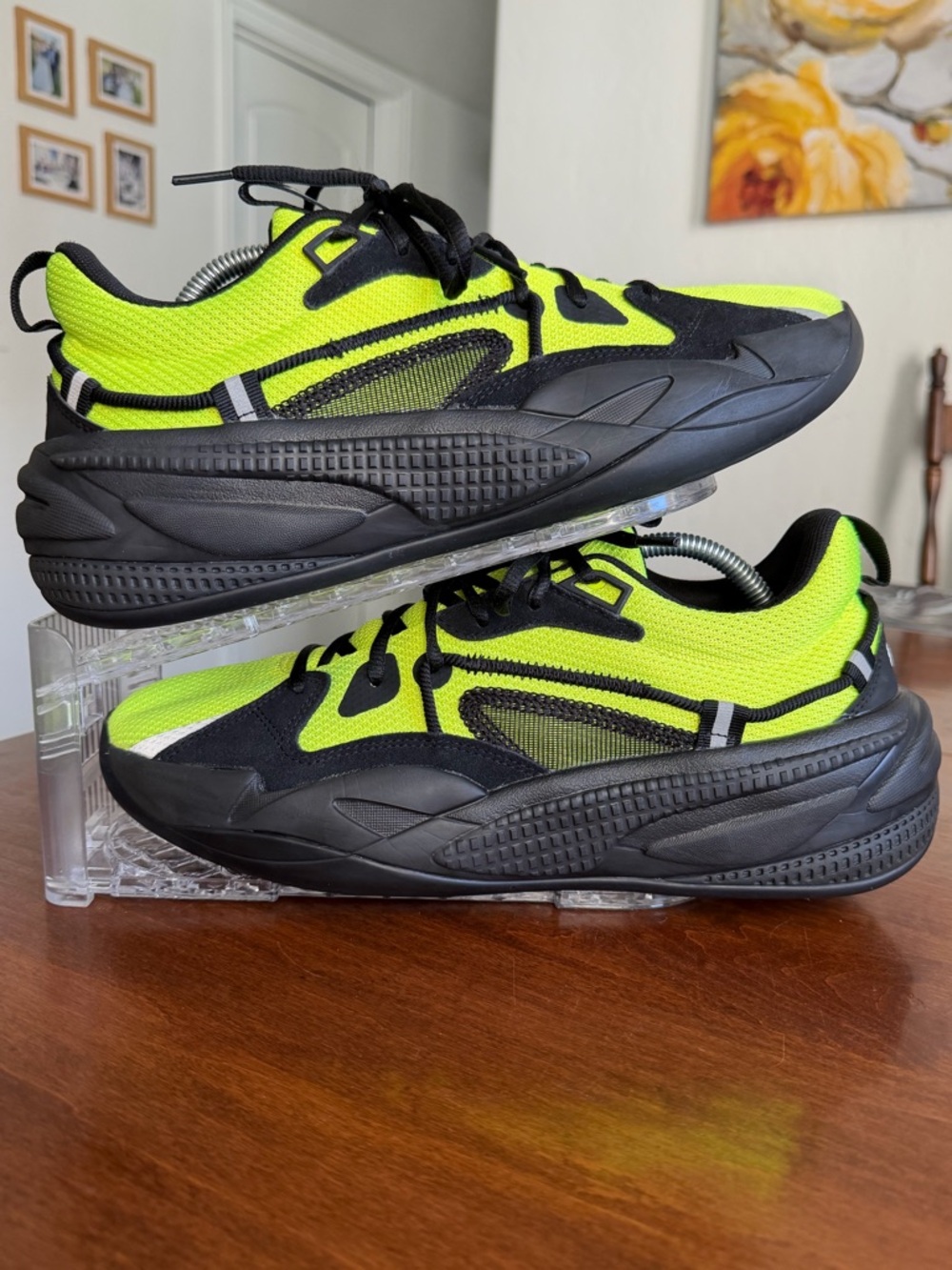 PUMA J. Cole x RS-Dreamer Time Square Yellow Basketball Shoes Men’s Size 10.5